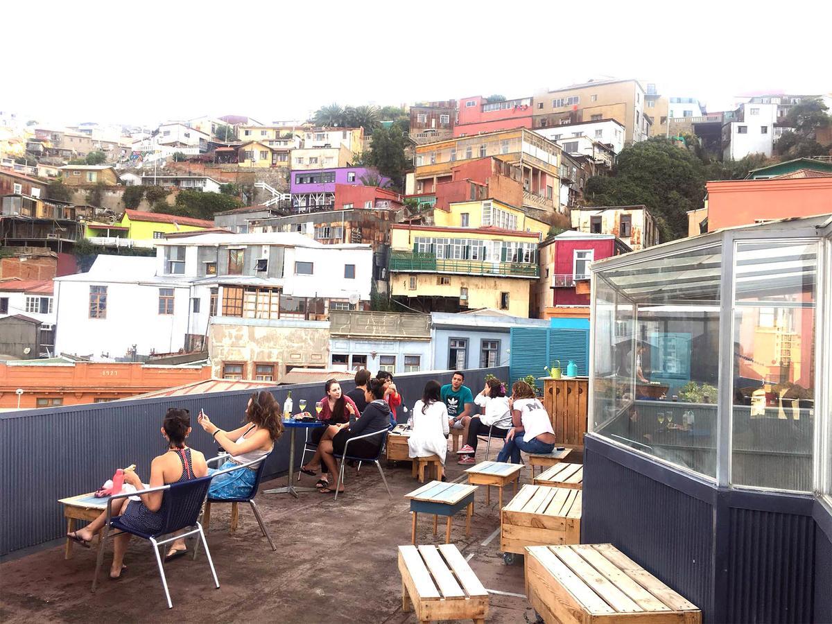 Casa Lastra Hostel Valparaíso Buitenkant foto