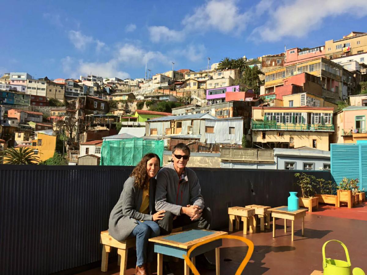 Casa Lastra Hostel Valparaíso Buitenkant foto