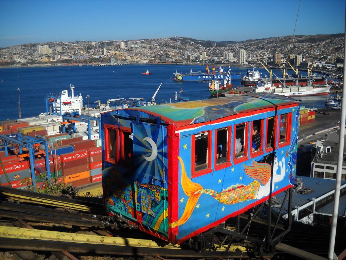 Casa Lastra Hostel Valparaíso Buitenkant foto